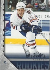 Kyle Brodziak Edmonton Oilers 2005-06 Upper Deck Series Two Young Guns RC #468