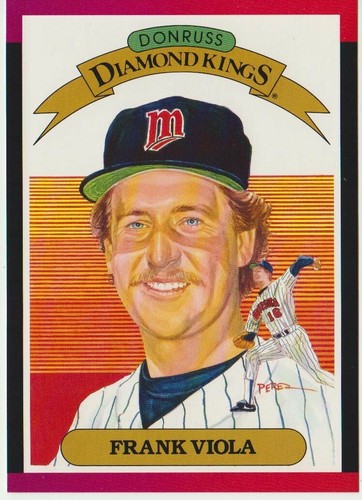Frank Viola #23 1989 Donruss Super Diamond Kings card