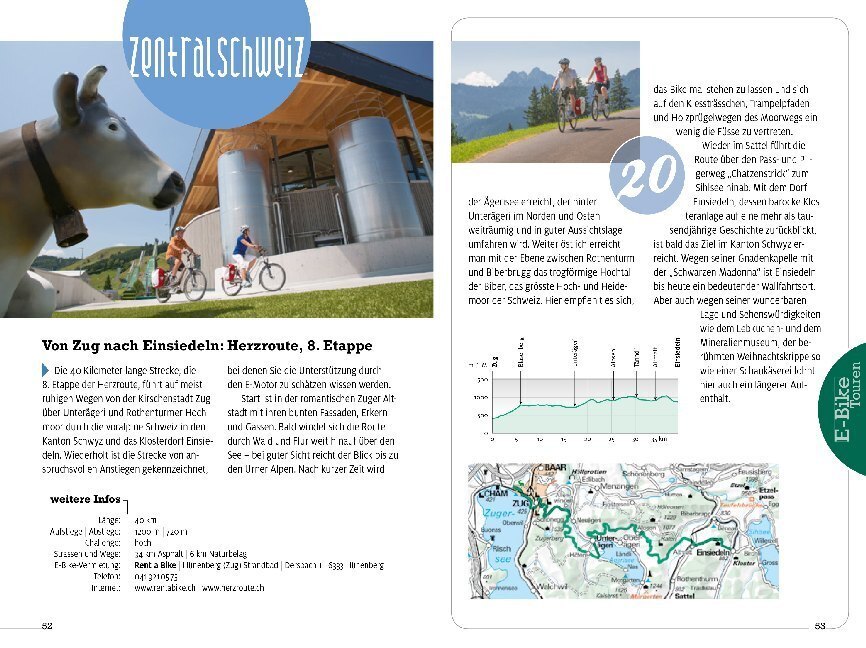 Thumbnail - Kümmerly+frey Erlebnis Schweiz E-bike Touren - Führer | Taschenbuch |