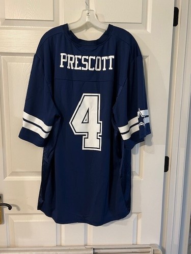 Jersey NFL Dallas Cowboys #4 Prescott Nike Football Men's Sz: 2XL -Navy Blue - Picture 5 of 5