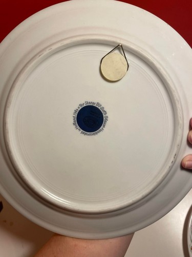 Set of 2 Vintage Delfts Blauw Hand Decorated Plates (b15), Decorative Vintage - Picture 5 of 8