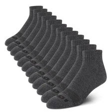 AND 1 PRO PLATINUM MEN'S ANKLE SOCKS 12 PAIR PACK ARCH COMPRESSION NEW 10-13