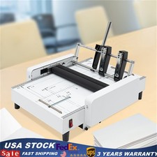 A3 Booklet Folding Binding Machine 60W Paper ...