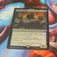 Doctor Doom [Borderless Foil] #394 Prices | Magic Marvel Super