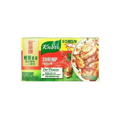Knorr Shrimp Flavor Bouillon (8 Cubes) 2 Pack 3.1 Ounce (Pack of 2) 