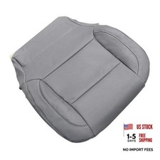 Driver or Passenger Side Bottom Replacement Perforated Leather Seat Gray