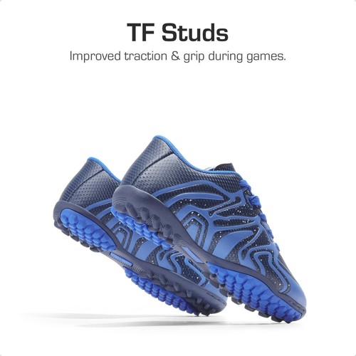 Boys Girls Indoor Turf Soccer Cleats Lace Up Athletic Youth Futsal Football S... - Picture 3 of 6