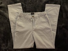 Children  s Place Boys Size 16 Light Blue Chino Pants Adjustable Waist Cotton