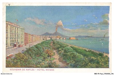 BBEP5-0357 - ITALIEN - Souvenir de NAPLES - Hotel Riviera