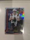 2025 Topps Chrome Football Drake Maye Base Refractor