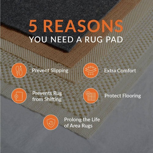 Courtyard Gray/Navy 2 ft. x 16 ft. Border Floral Scroll Indoor/Outdoor Patio Rug - Picture 5 of 10