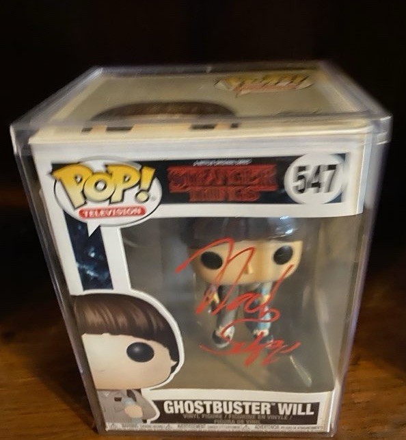 Noah Schnapp Signed Autograph Funko Pop  547 Will Byers Stranger Things JSA COA