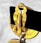 ERWIN Pearl Vintage Baroque Runway Hollywood Byzantine Gold Statement Earrings — photo 6
