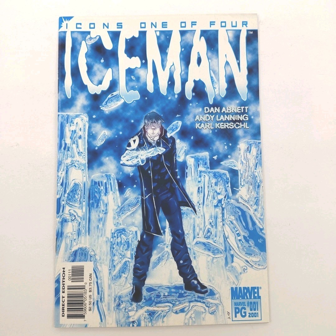 Iceman #1 (de 4) en estado bastante bueno Marvel Comics X-Men ICONOS 2001 - Compra 5 y obtén 1 GRATIS