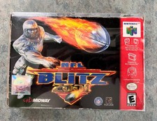 NFL Blitz 2001 Nintendo 64 N64 CIB W Box Protector Tested Authentic Complete