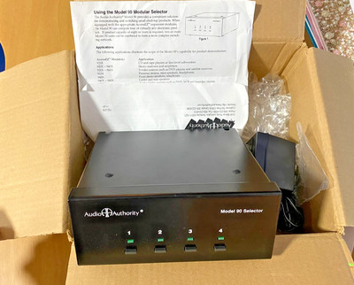 AUDIO AUTHORITY MODEL 90 MODULAR SELECTOR NEW OLD STOCK/ OPEN BOX
