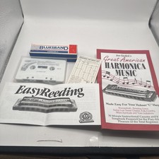 Hohner International Blues Band Harmonica w Original Box, Instructions Cassette