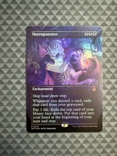 MTG Necropotence #0074 Foil Anime Borderless Mythic Wilds of Eldraine: ET (WOT)