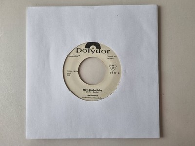 Mal Sondock - Hey, hallo Baby/ Ich mach' mir Sorgen um dich 7'' Vinyl PROMO