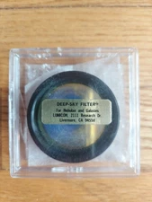 Lumicon 2.0" Deep Sky Filter For Nebula/Galaxies, Great, Fast Shipping!