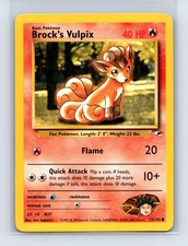 Brock's Vulpix 73/132 Common Gym Heroes Pokemon Unlimited Lightly Played on eBay