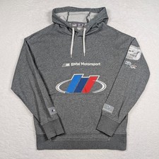 Puma BMW Motorsport Hoodie Mens Small Grey M1 Procar Graphic Sweatshirt