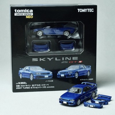 Tomica TLVN  N353.a  Nissan GTT ER34 25GT-Turbo GTT Car Model TOMYTEC