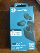 JLab - GO POP True Wireless In-Ear Headphones - Black