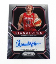 2021 Panini Prizm WNBA Signatures Chennedy Carter #11 Atlanta Dream Auto