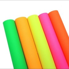 Neon Solid 5 piece set FAUX LEATHER SHEET 8 x 13" 1274789 ordinary texture
