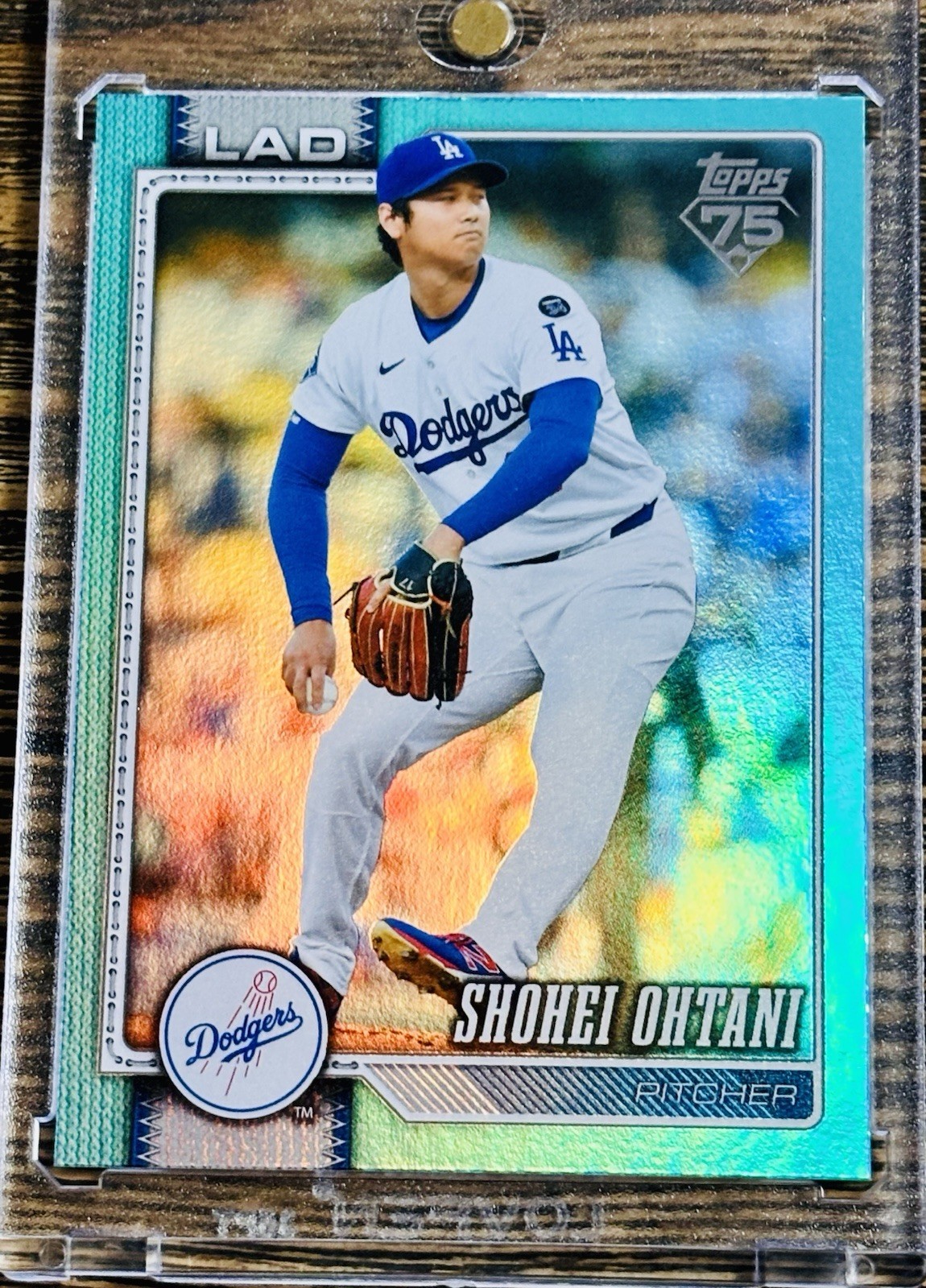 2026 Topps Series 2 - Shohei Ohtani #500 Aqua Rainbow Foil Refractor SP Dodgers