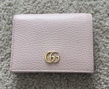 Gucci GG Marmont Wallet GucciPink Leather Card Case Wallet