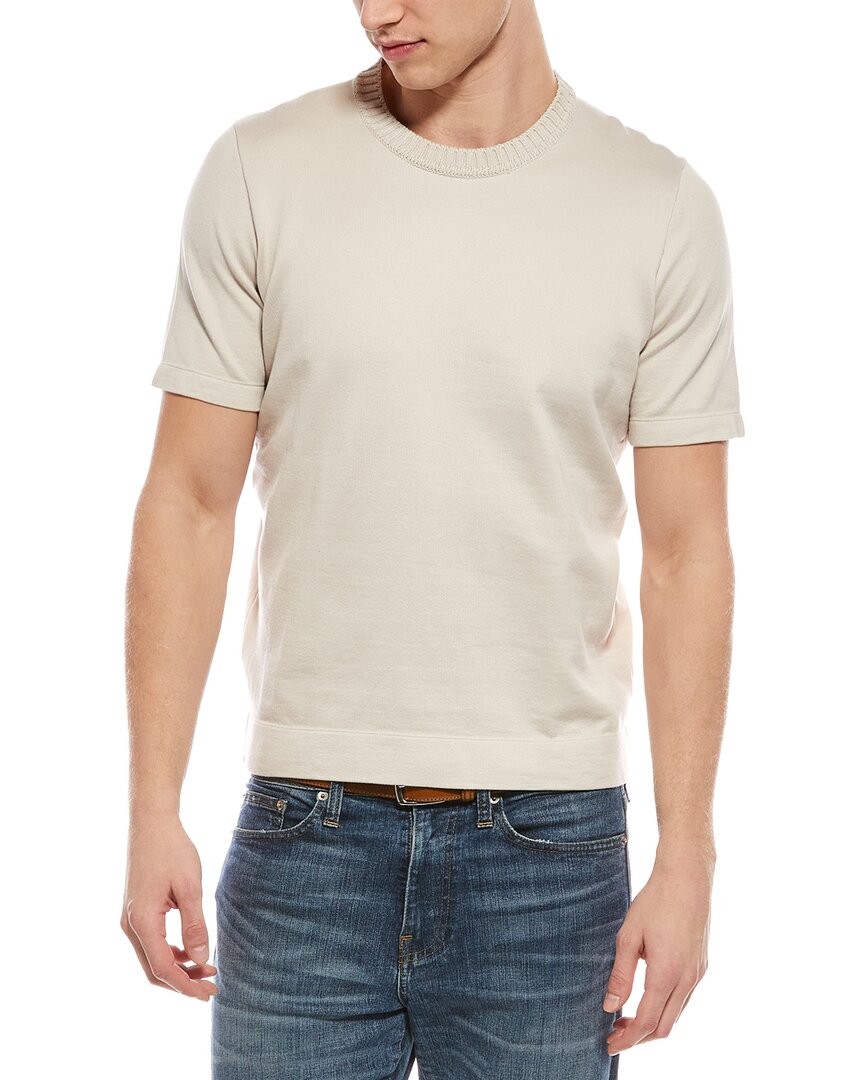 Eleventy Short Sleeves Round Neck Sweater Men's  Xl