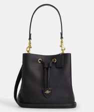 Coach Outlet Rowan Bucket Bag CBH06 IMBLK Black New from JP - Fast Ship 