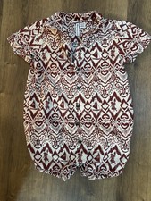 DISNEY x JANIE  JACK Moana Ivory  Brown Bubble Romper 18-24 Mo