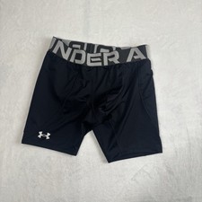 Under Armour Fitted Black Shorts Workout Apparel Activewear Women's YXL