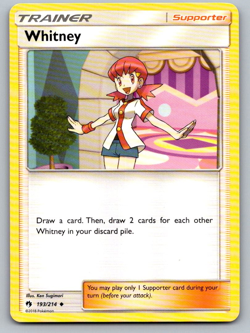 Whitney 193/214 Uncommon Lost Thunder Pokemon Lightly Played