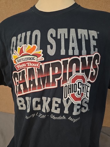 Ohio State Buckeyes Fiesta Bowl 2016 T-shirt SZ XL - Picture 2 of 4