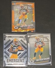 MATTHEW GOLDEN 2025 Panini Prizm NFL Orange Cracked Ice #326 PACKERS 🔥Base