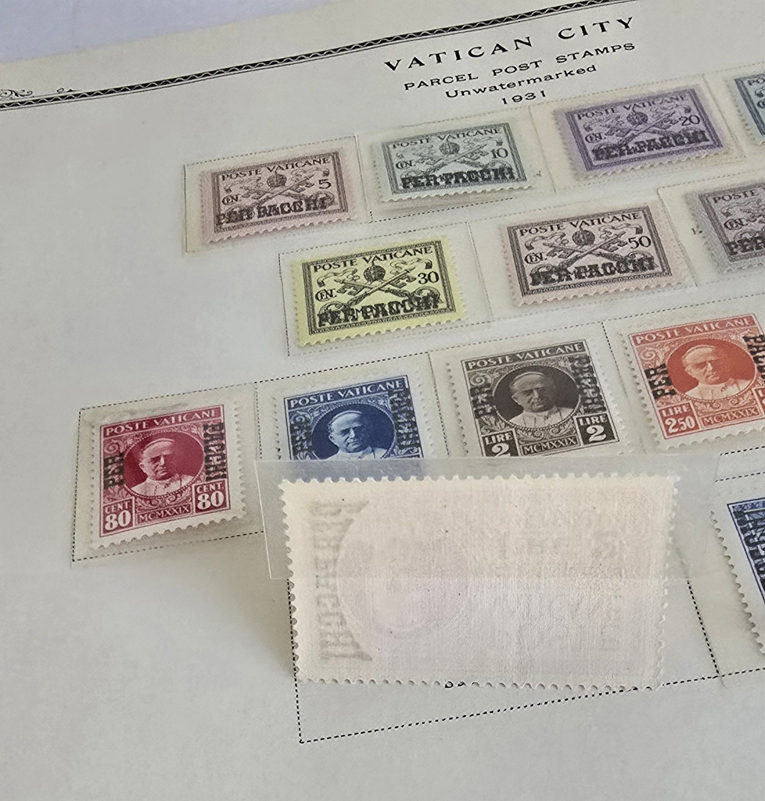 Vatican City in Scott Specialty Page Q1-Q15 1931 Parcel Post CV$ 200 MNH MINT 