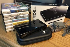 Nintendo DS Lite Handheld (Black) Comes With 10 GAMES! Very NICE!! Supper Deal!!