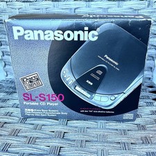 New Open Box Vintage Panasonic SL S150 CD Disc Player Full Set Headphones