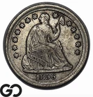 1856 Seated Liberty Half Dime, Choice XF++/AU