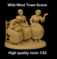 FIERDAN Toy Soldiers Wild West Town Scene Scale 1:32 set 7
