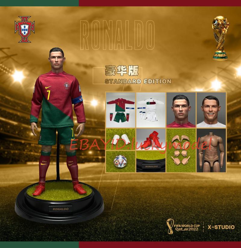 X-Studio CR7D C Ronaldo Deluxe Ver. 1/6 Scale Male Action Figure