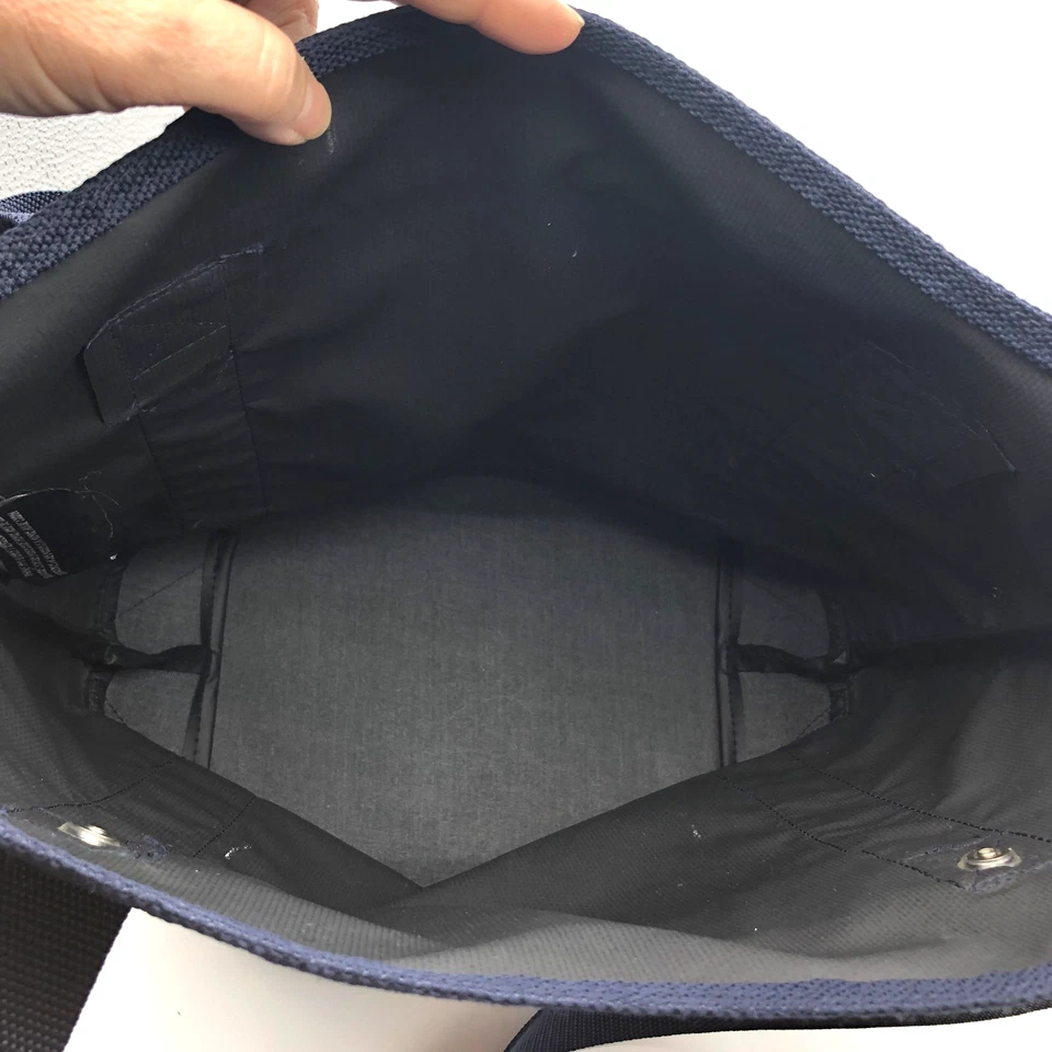 Bolso de Playa Samsonite Yacht Bolsillo Azul Marino Vintage Plegable 16x14x6" Foto 4 de 4