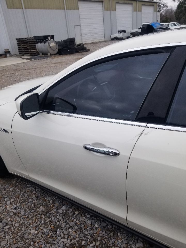 14 2014 MASERATI GHIBLI SQ4 DOOR FRONT LEFT DRIVER WHITE 