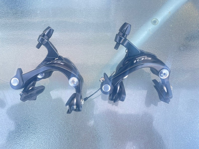 Shimano 105 BR-5700 Side Pull Road Rim Brake Calipers Black Front & Rear