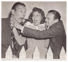 JACK BENNY PHOTO #1 Mary Martin FRED ALLEN 1940 Original LOVE THY NEIGHBOR Vintg
