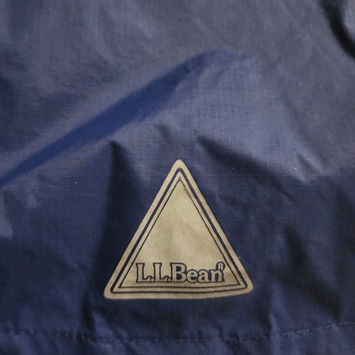 L.L. Bean Youth Kids Wind Rain Jacket Size Small 8 Waterproof Yellow Blue Brown - Picture 5 of 5